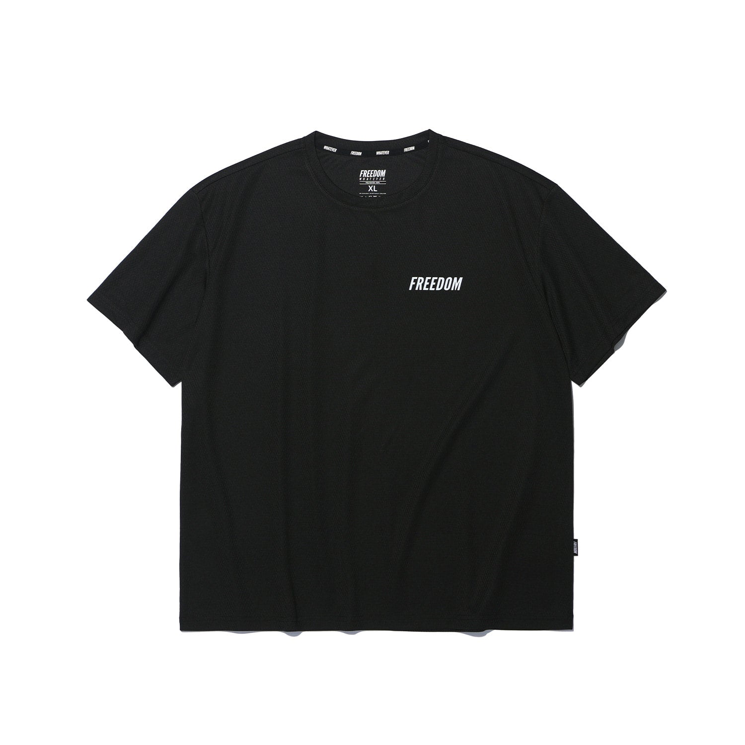 Air Mesh Semi-Overfit T-shirt (Black)
