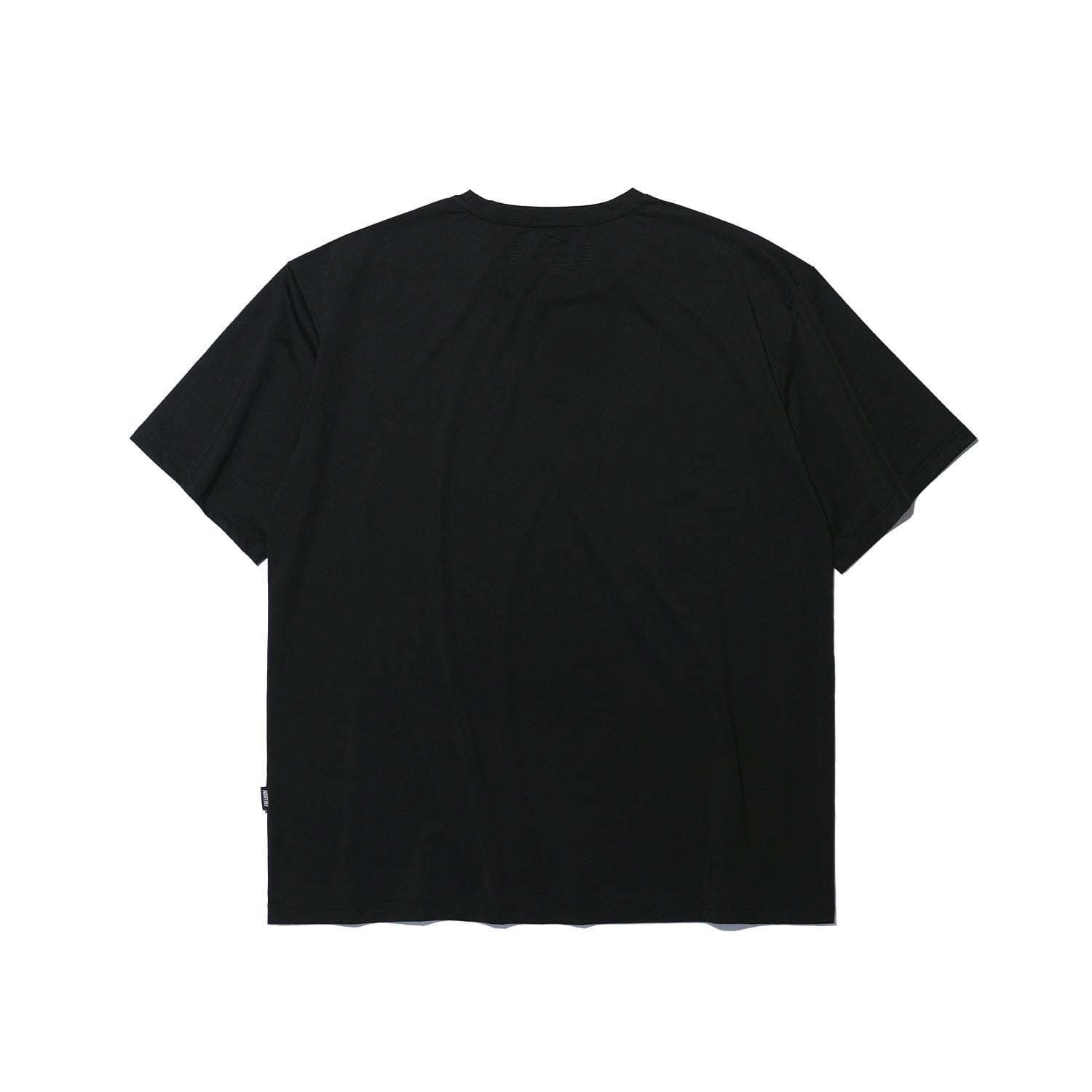 Square Mesh Semi-Overfit T-shirt (Black)