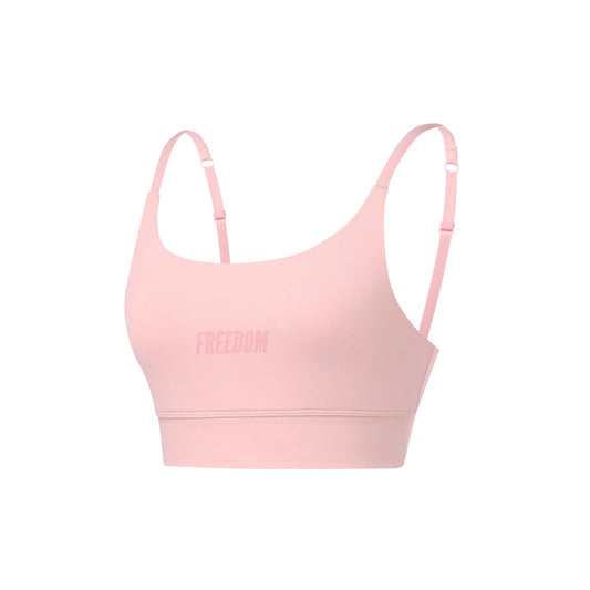 Women's Freedom Small Logo Bra Top (Pink)