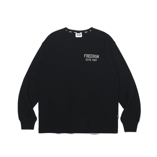 1987 Waffle Long Sleeve (Black)