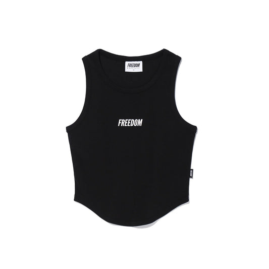 Women's Small Logo Sleeveless (Black)
