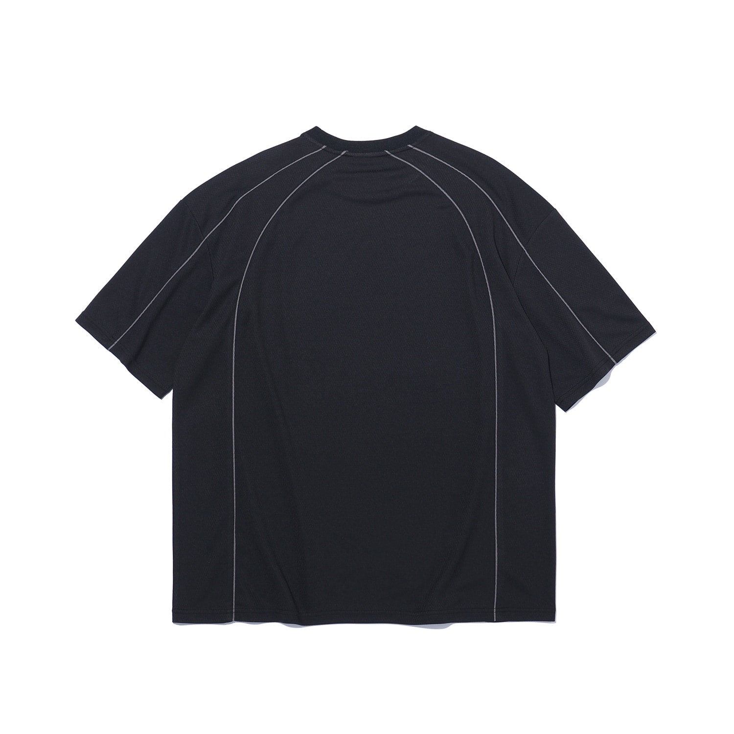Air Mesh Split T-shirt (Black)