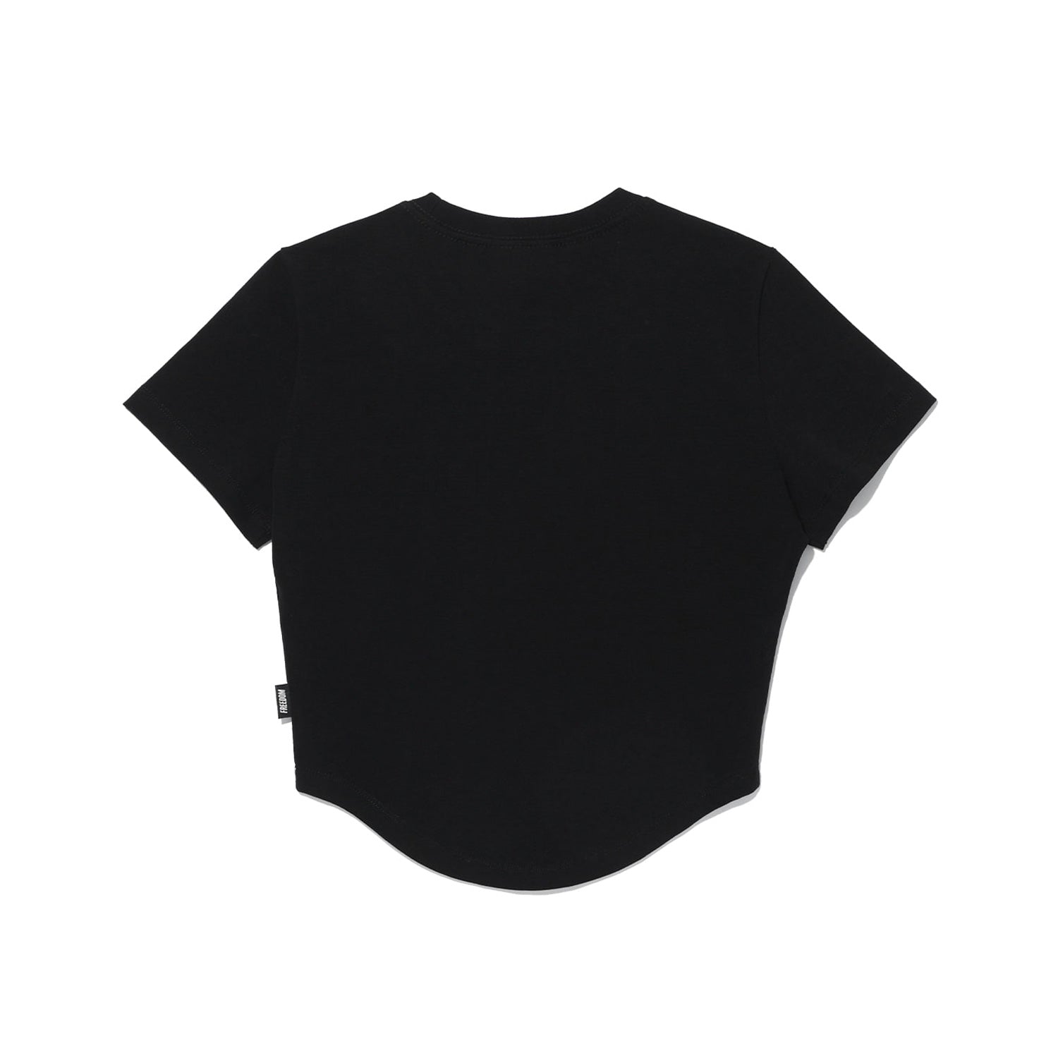 Freedom Camo Logo Crop T-Shirt (Black)