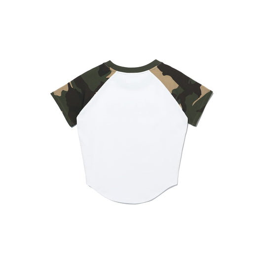 Women's Logo Raglan T-shirt (White Camo)