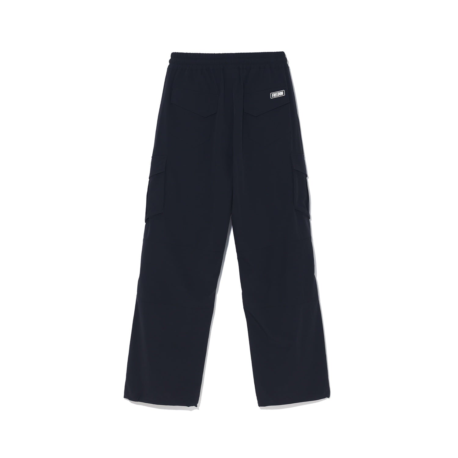 Stretch Parachute Cargo Pants (Black)