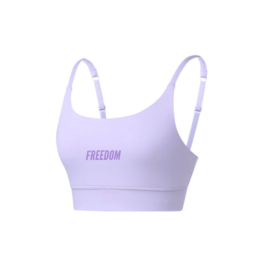 Women's Freedom Small Logo Bra Top (Purple)