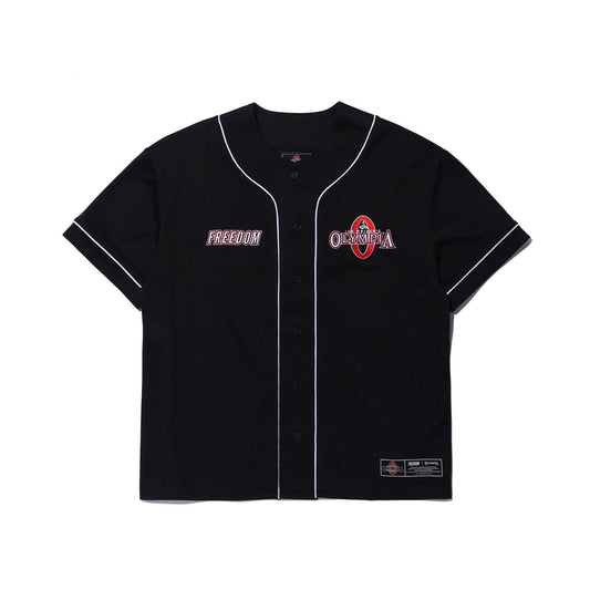 Olympia Baseball Jersey (Black)