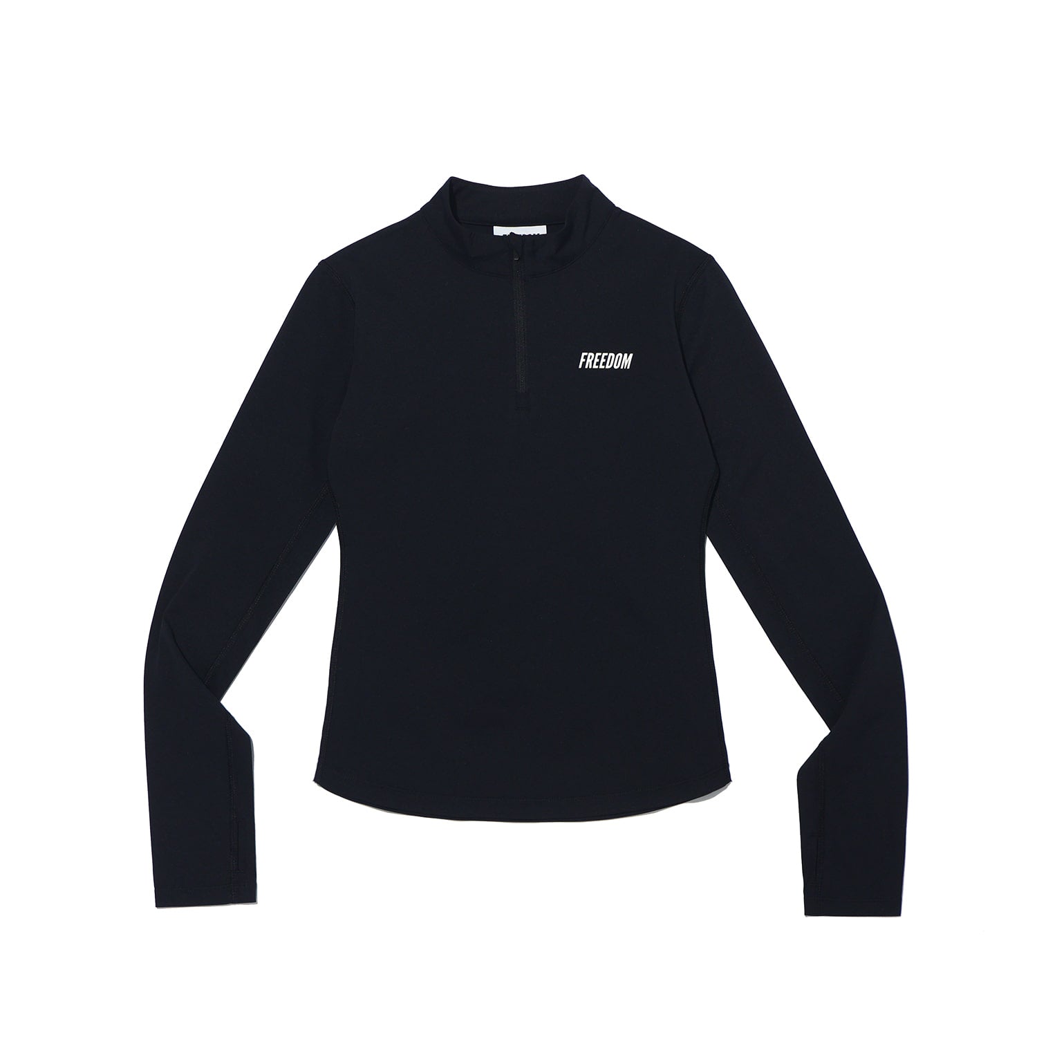 Essential Women Active Half-Zip (Black)