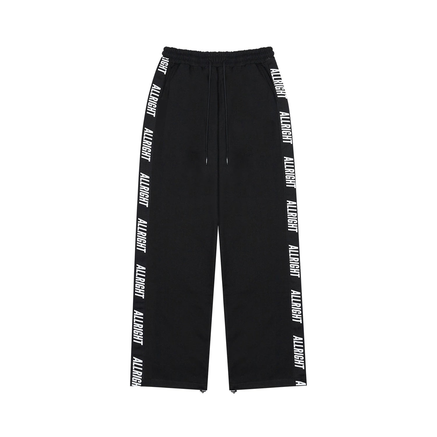 ALLRIGHT Lettering Sweat Pants (Black)