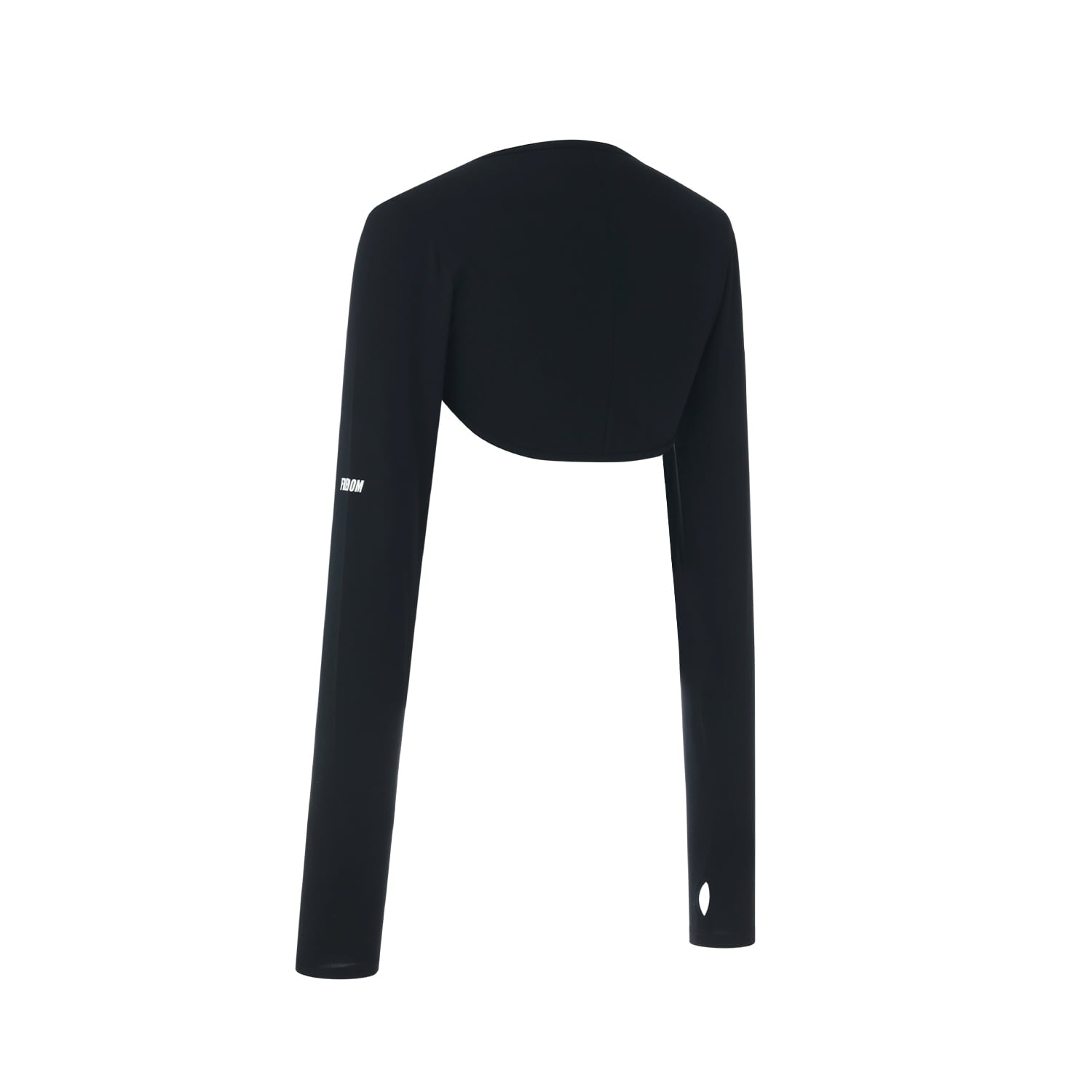 Modal Slim Long Sleeve Bolero (Black)