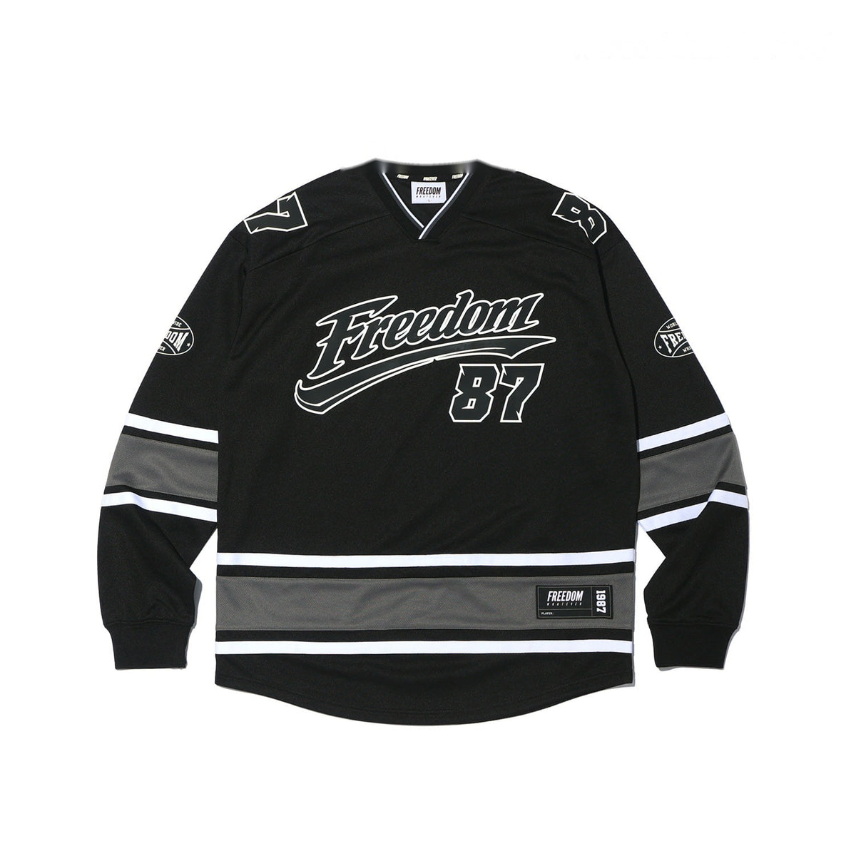 Block Hockey Jersey (Black)
