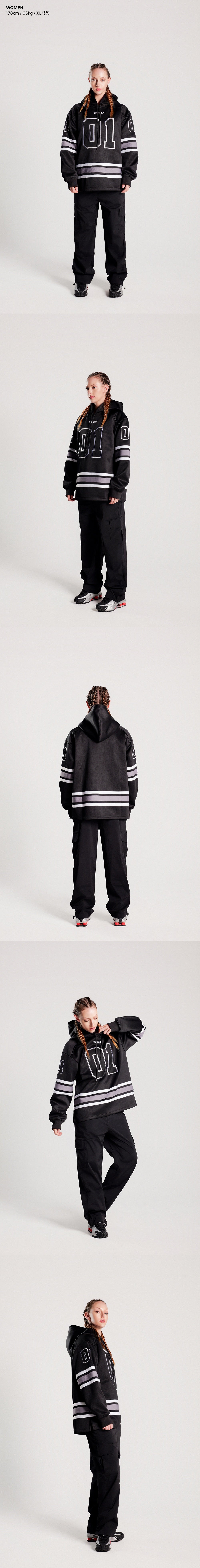Block Hockey Jersey (Black)
