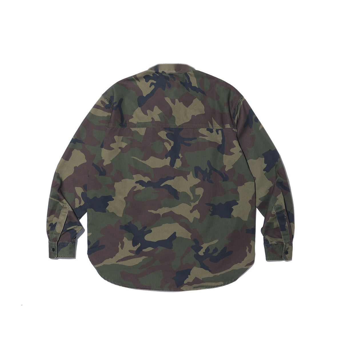 Lettering Washed Camo Shirt (Deep Camo)