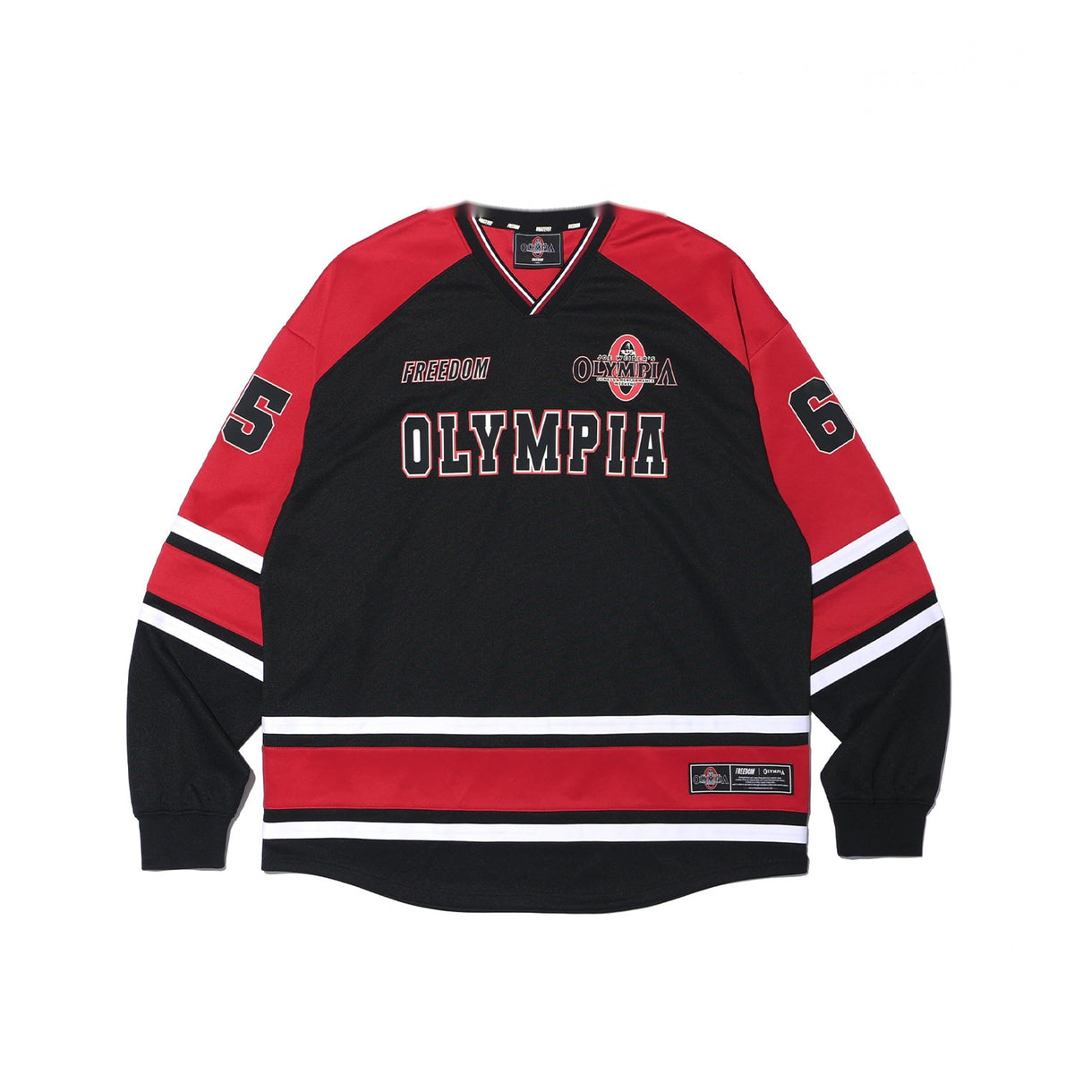 Olympia Block Hockey Jersey (Black)