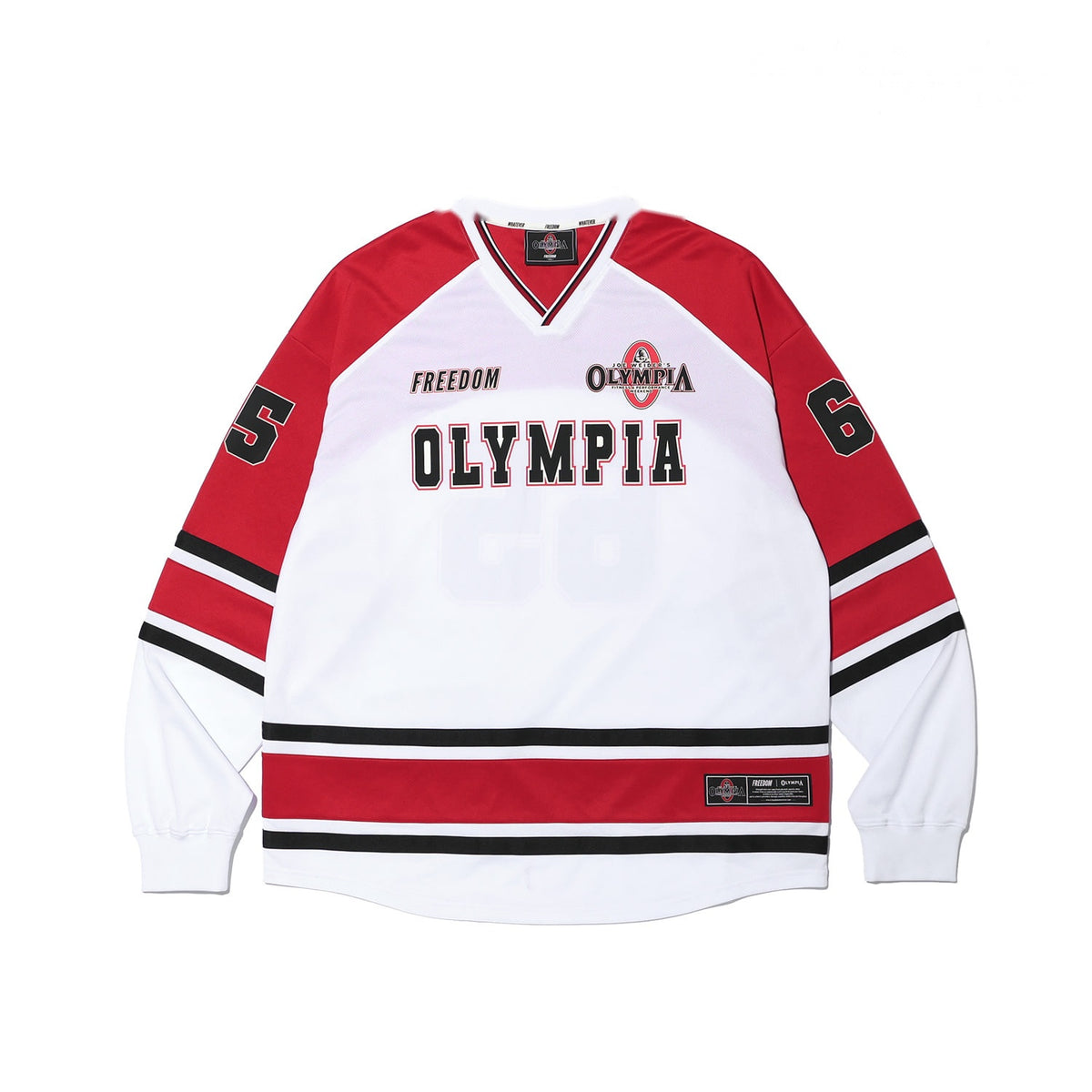 Olympia Block Hockey Jersey (White)