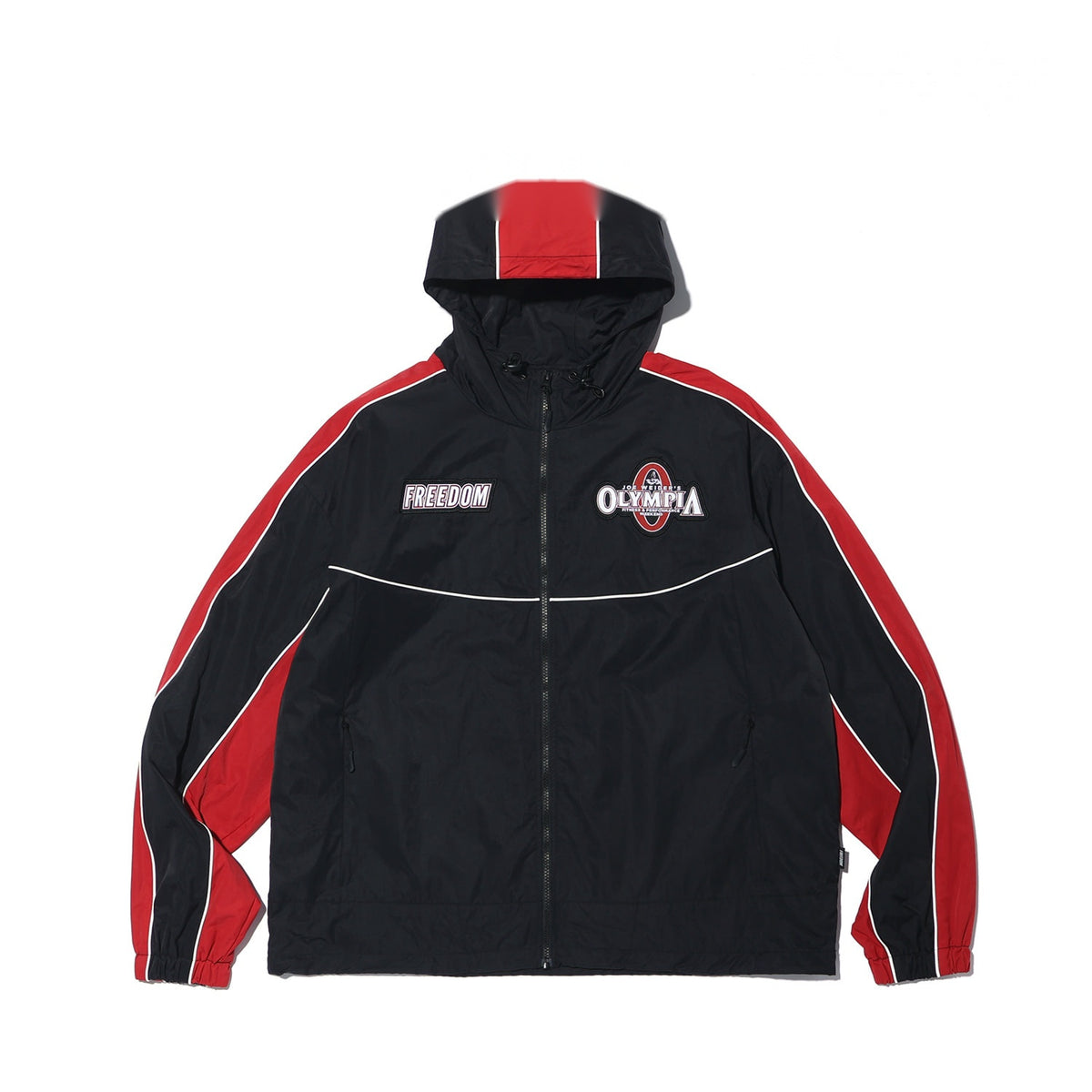 Olympia Panel Line Shell Jacket (Black)