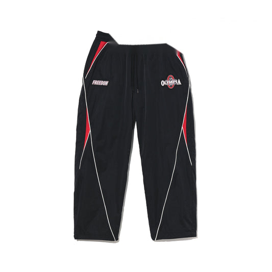 Olympia Panel Line Track Pants (Black)