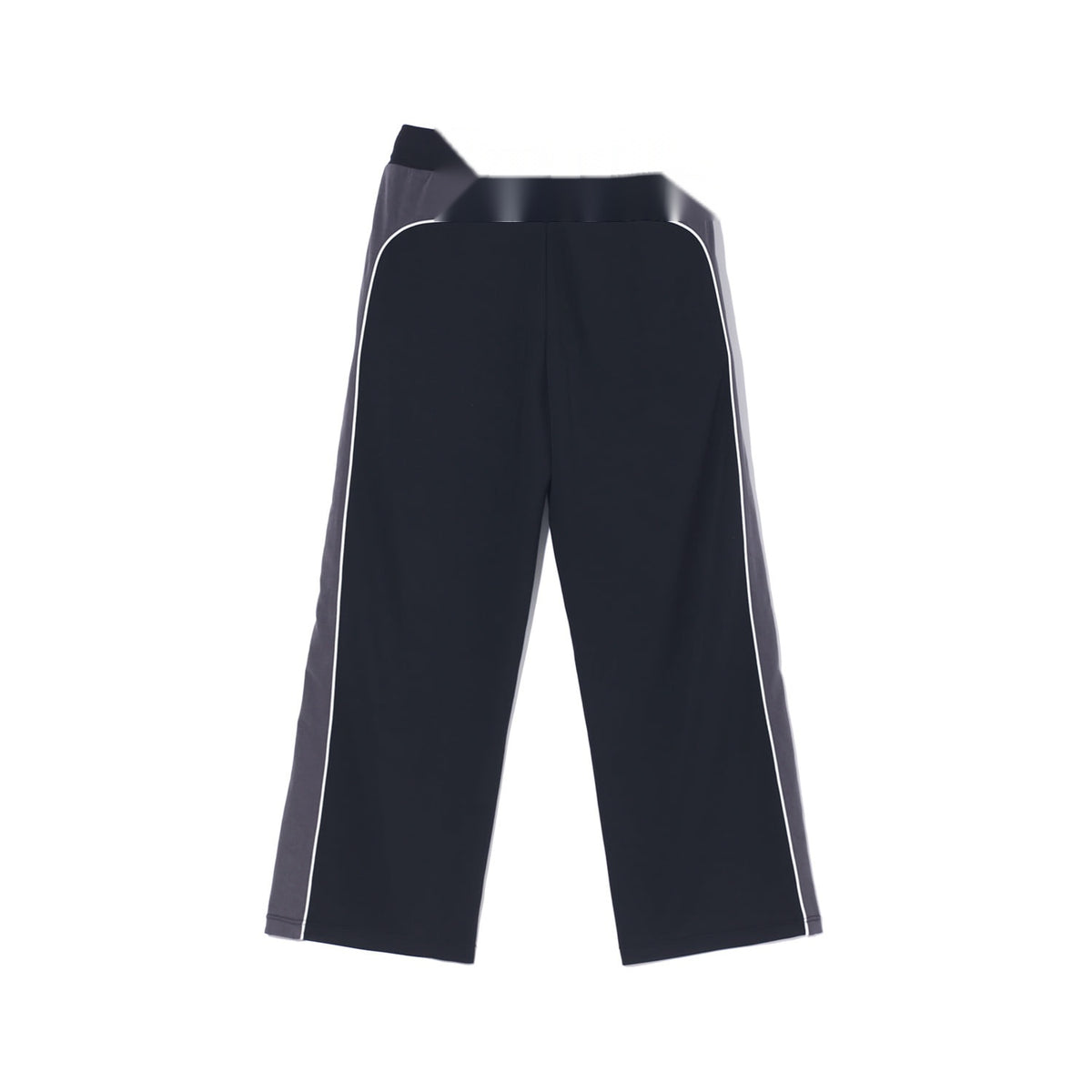 Panel Line Scuba Track Pants (Black)