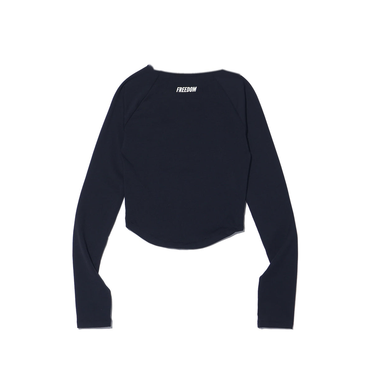 Round Neck Slim Long Sleeve (Black)