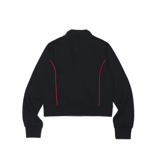 Women's Olympia Panel Line Scuba Track Jacket (Black)